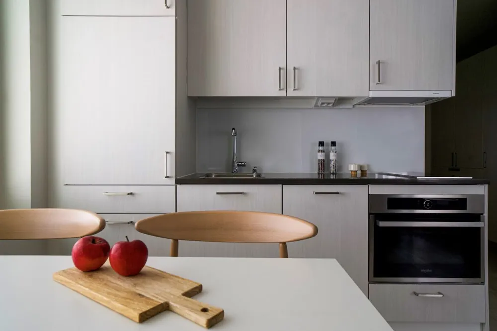Calypso Silestone quartz installed countertop
