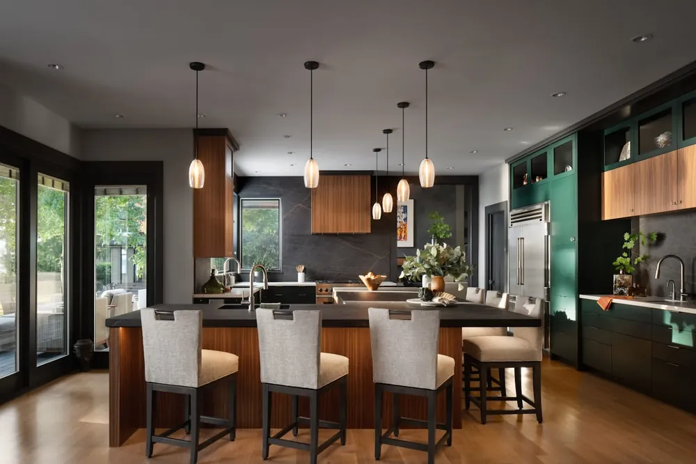 Desert Silver Silestone quartz with hardware