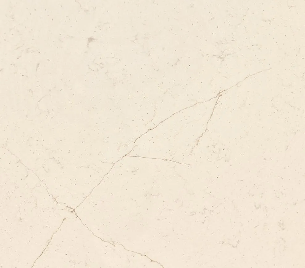 Et Marfil Silestone quartz installed countertop