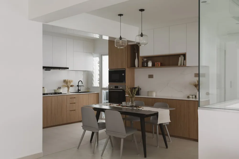 Ethereal Noctis Silestone quartz installed countertop