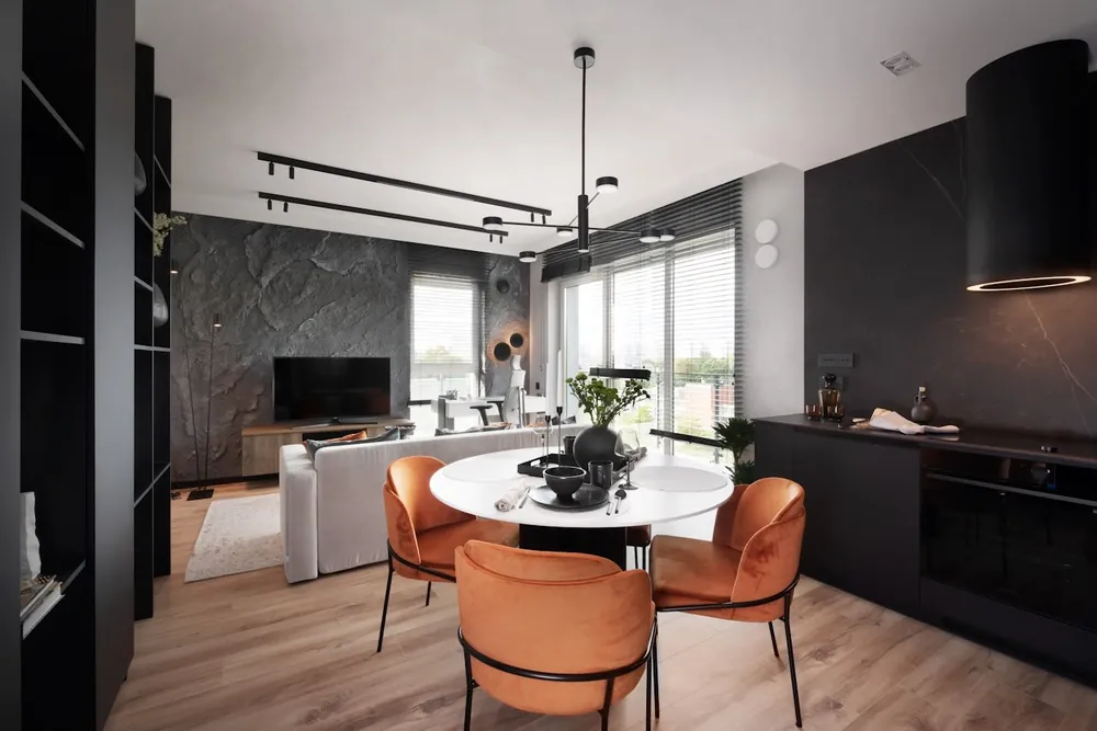 Ethereal Noctis Silestone quartz with hardware