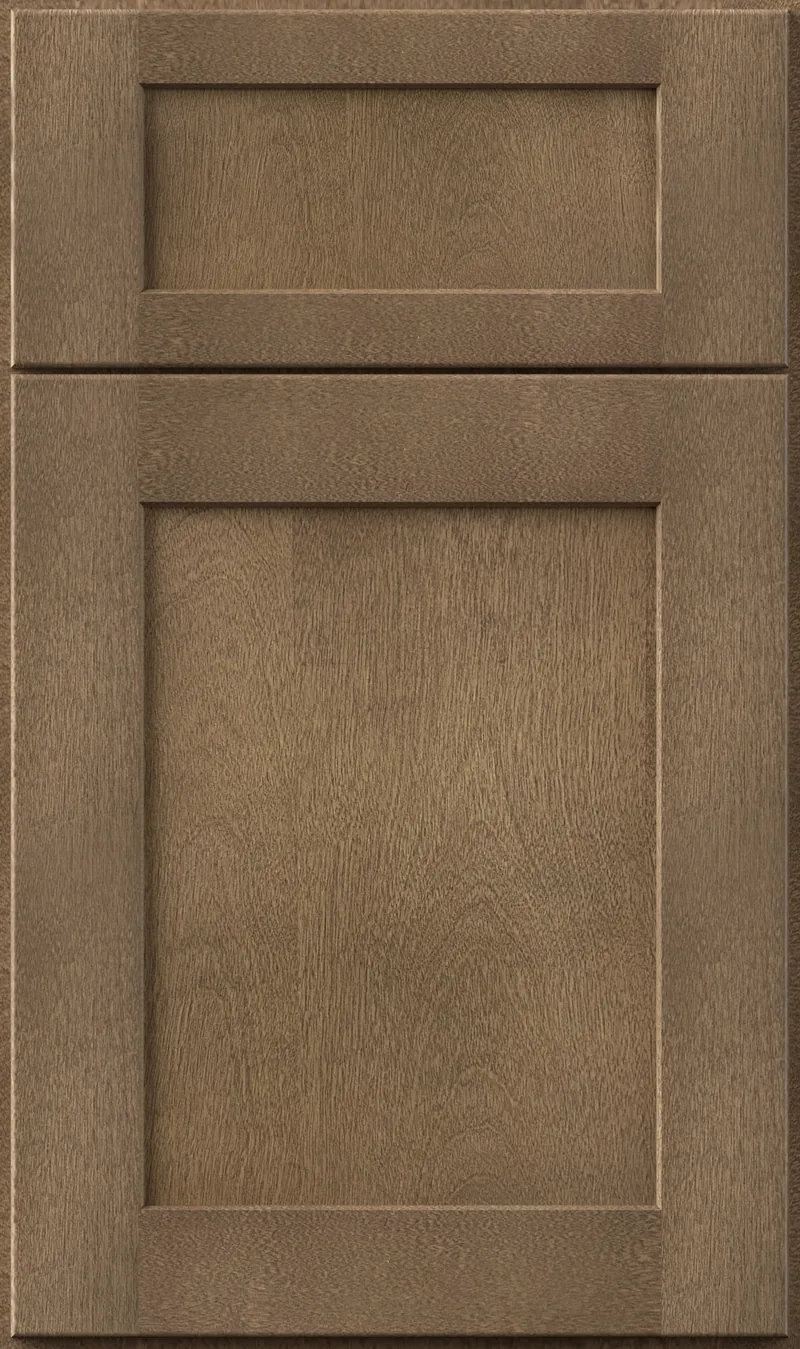 Galaxy classic shaker door in warm mocha brown finish
