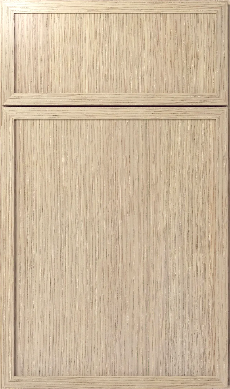 Luna slim shaker door in desert oak warm wood finish