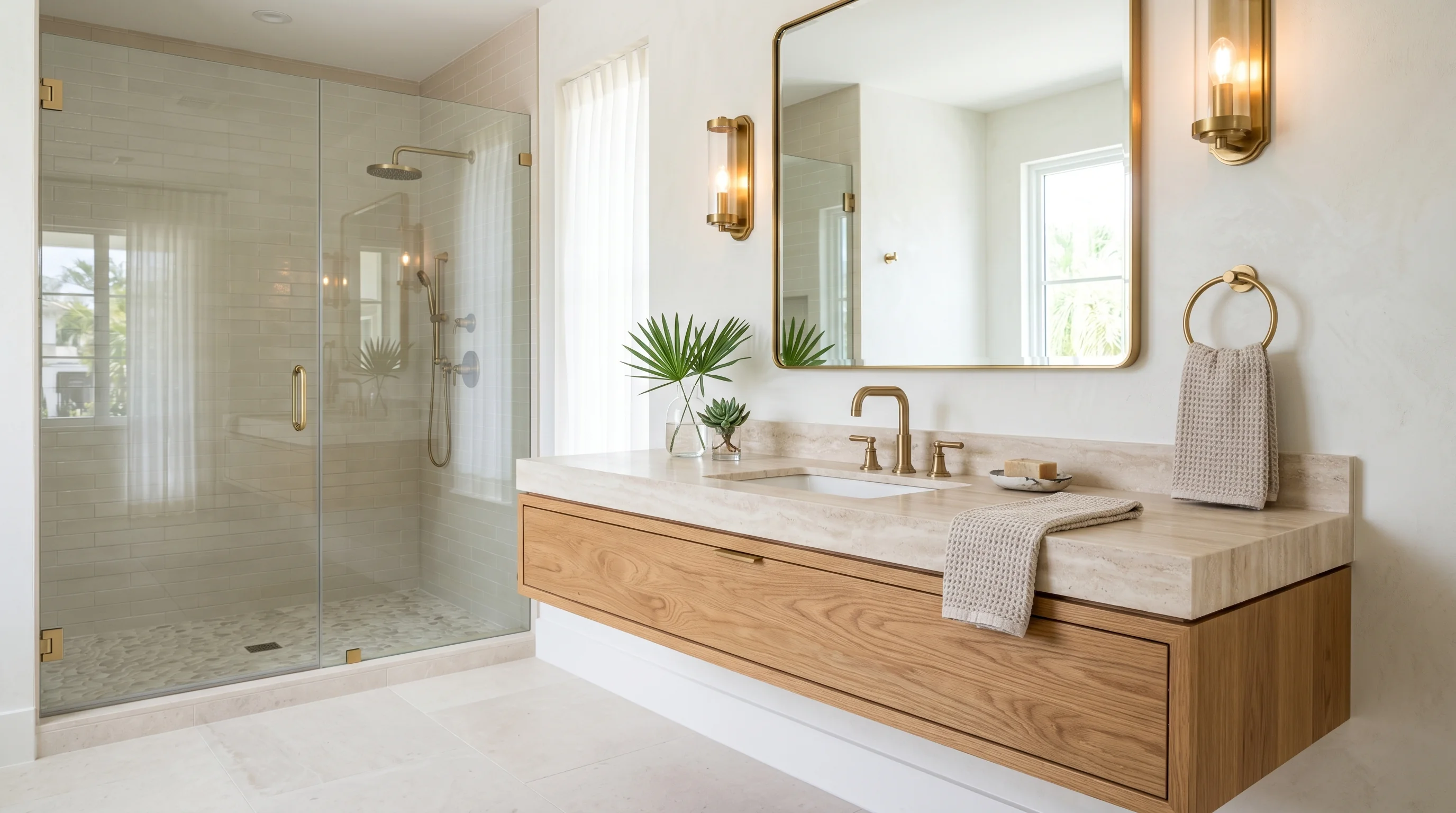 Boca Raton cabinet and stone kitchen remodel with a polished high-end finish