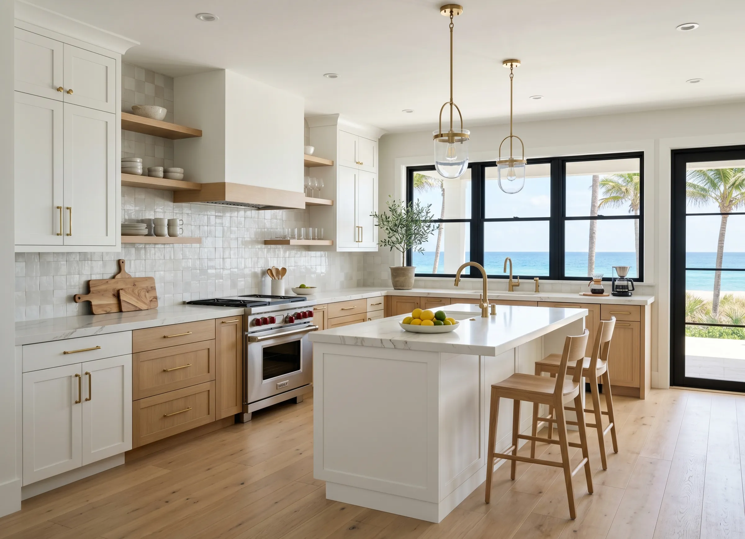 High-end kitchen cabinet and countertop package inspiration for Jupiter
