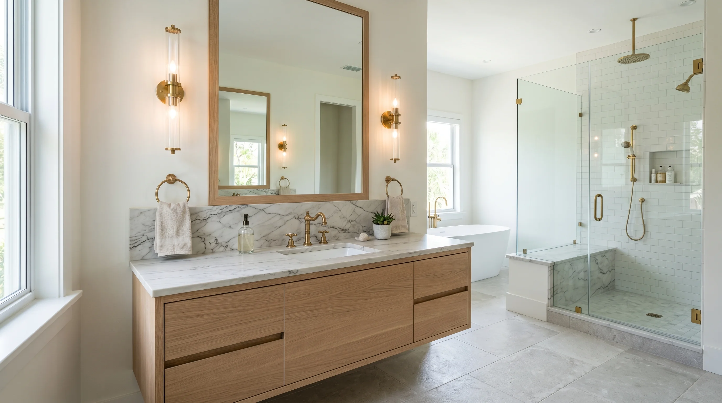 Lake Worth cabinet and stone kitchen remodel with a polished high-end finish