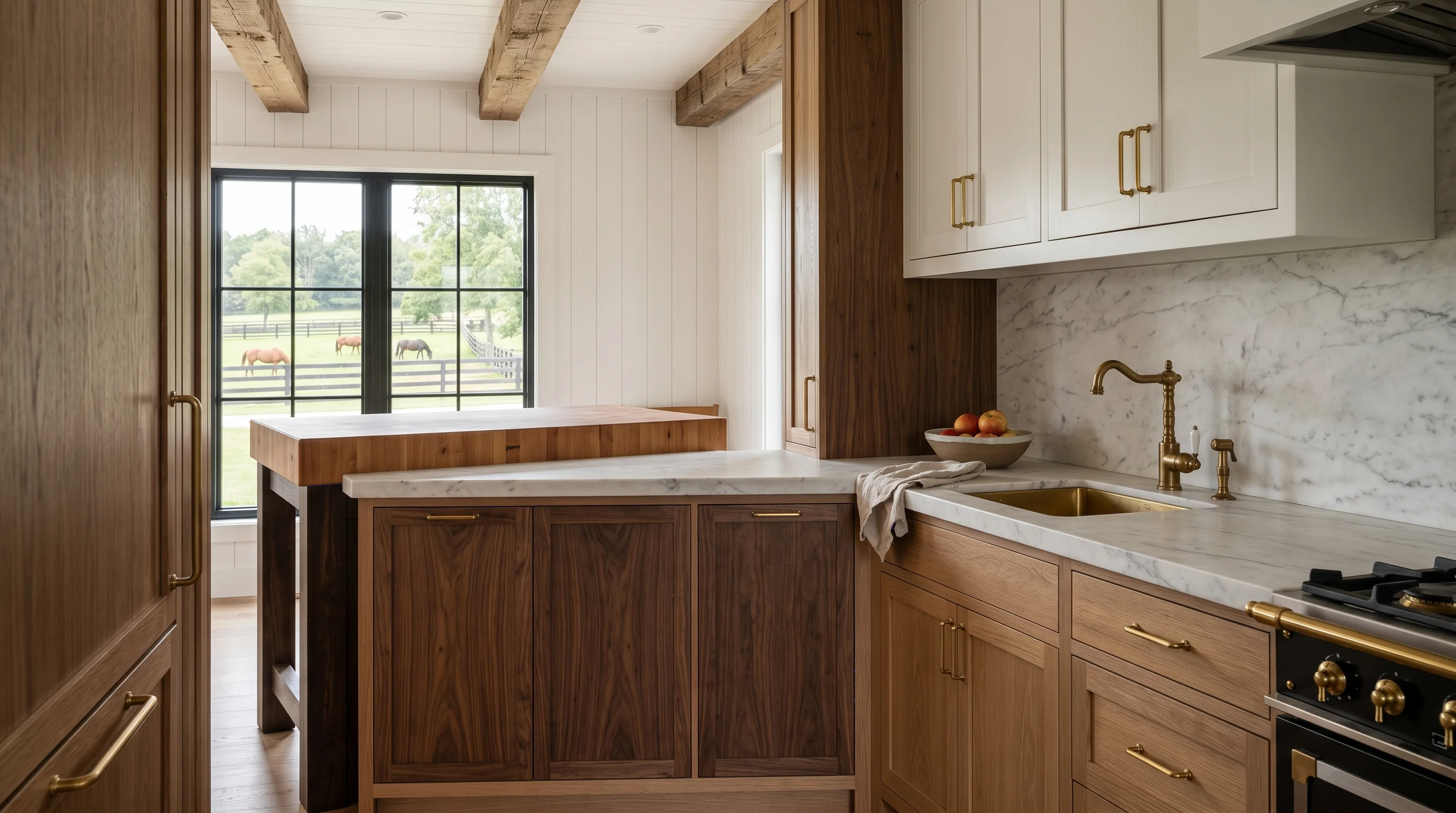 Custom Loxahatchee kitchen cabinet and countertop remodel with elegant finish details