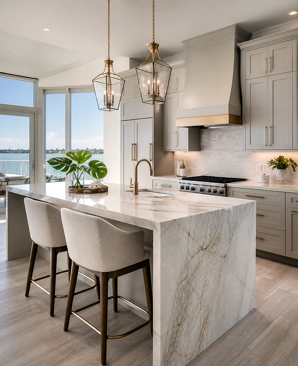 High-end kitchen cabinet and countertop package inspiration for Loxahatchee Groves