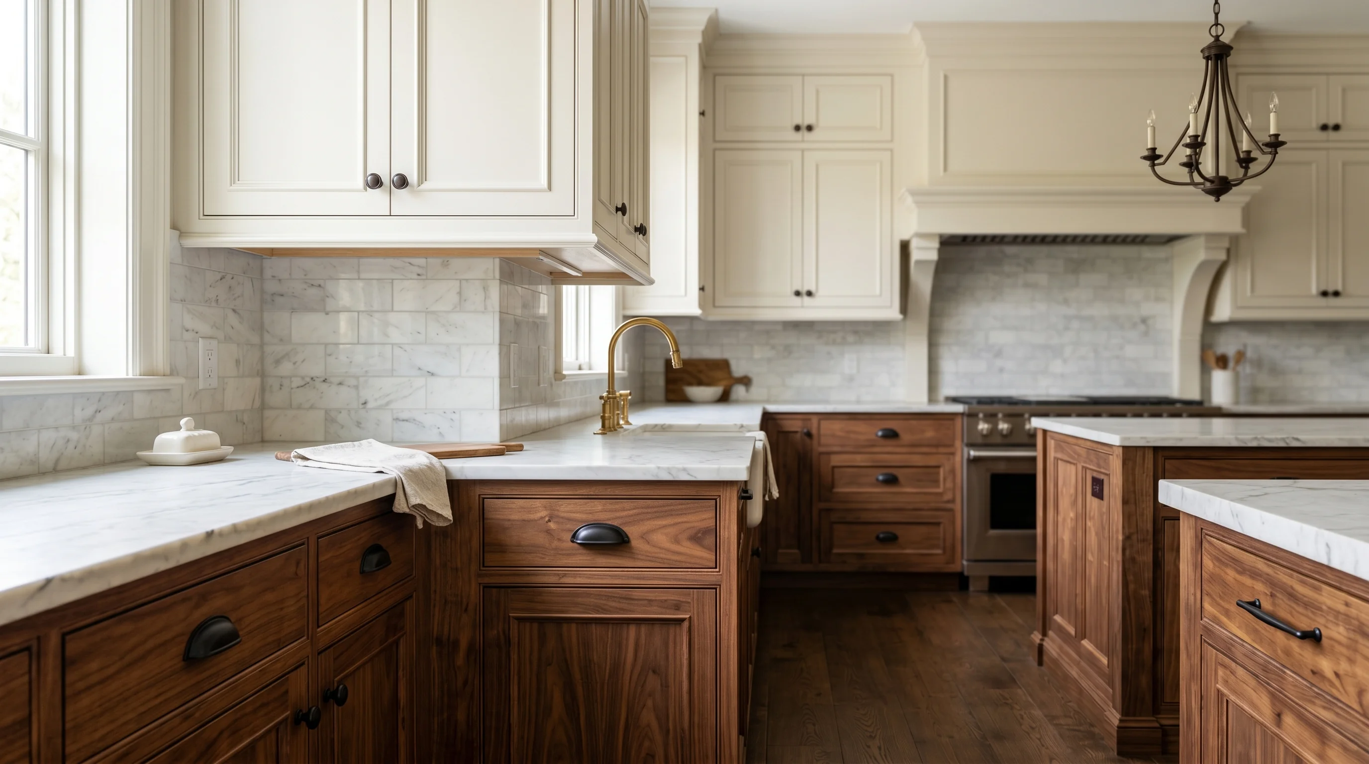 Custom Palm Beach Gardens kitchen cabinet and countertop remodel with elegant finish details