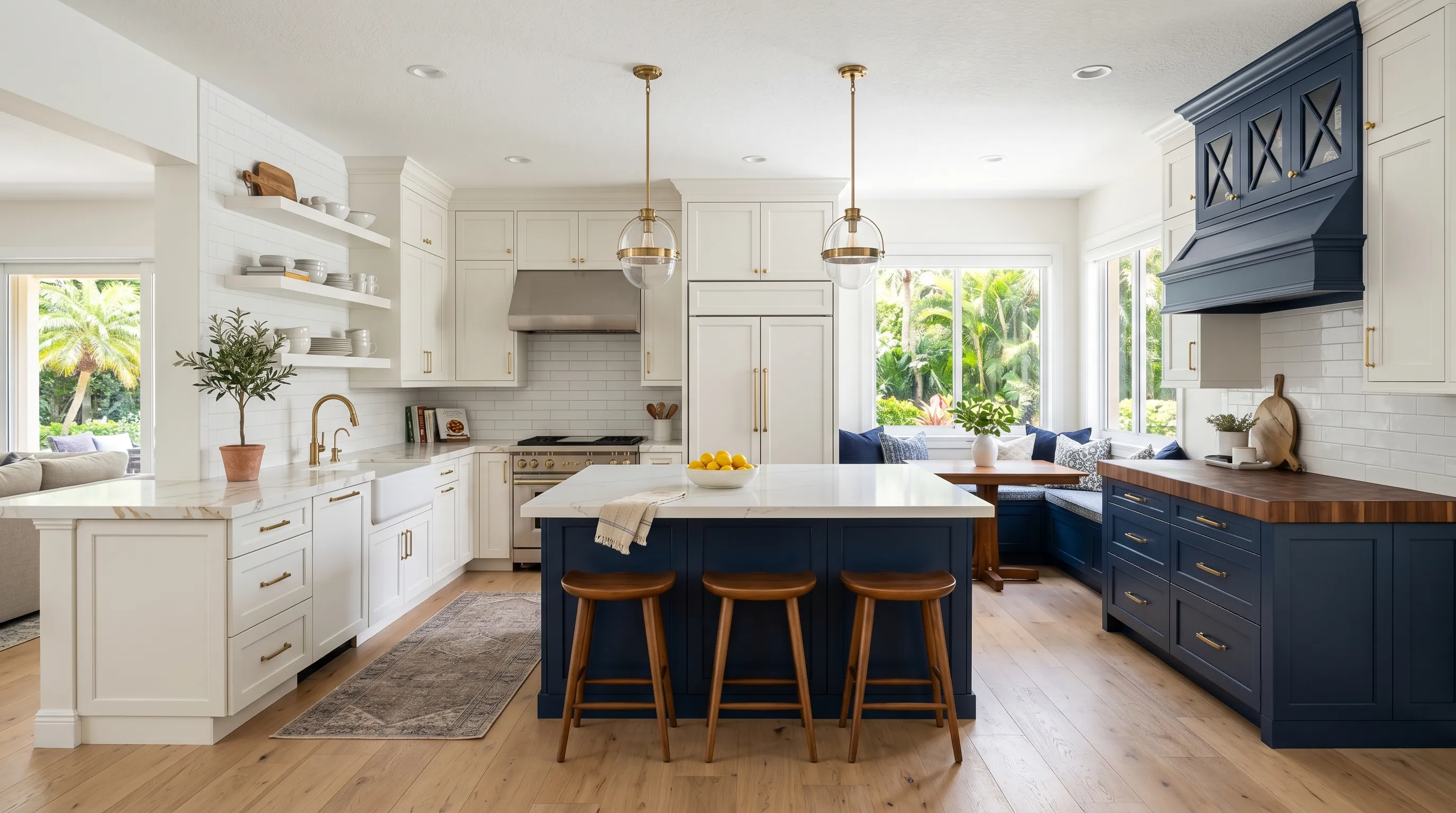 Royal Palm Beach cabinet and stone kitchen remodel with a polished high-end finish