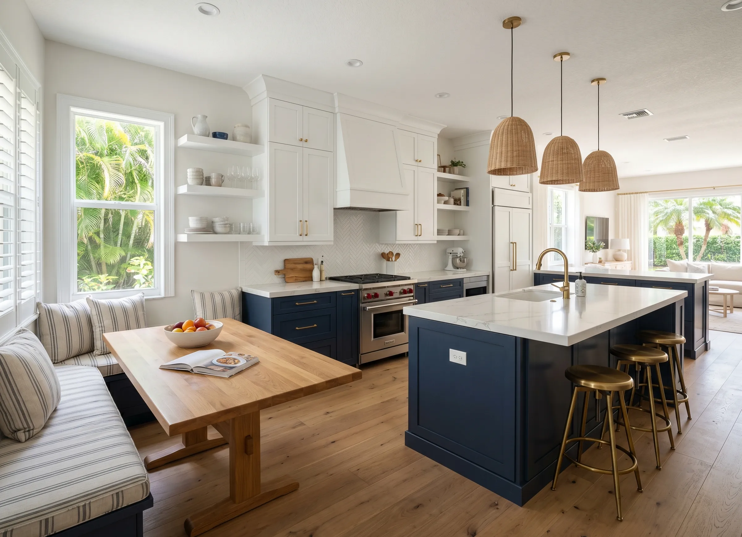 High-end kitchen cabinet and countertop package inspiration for Royal Palm Beach