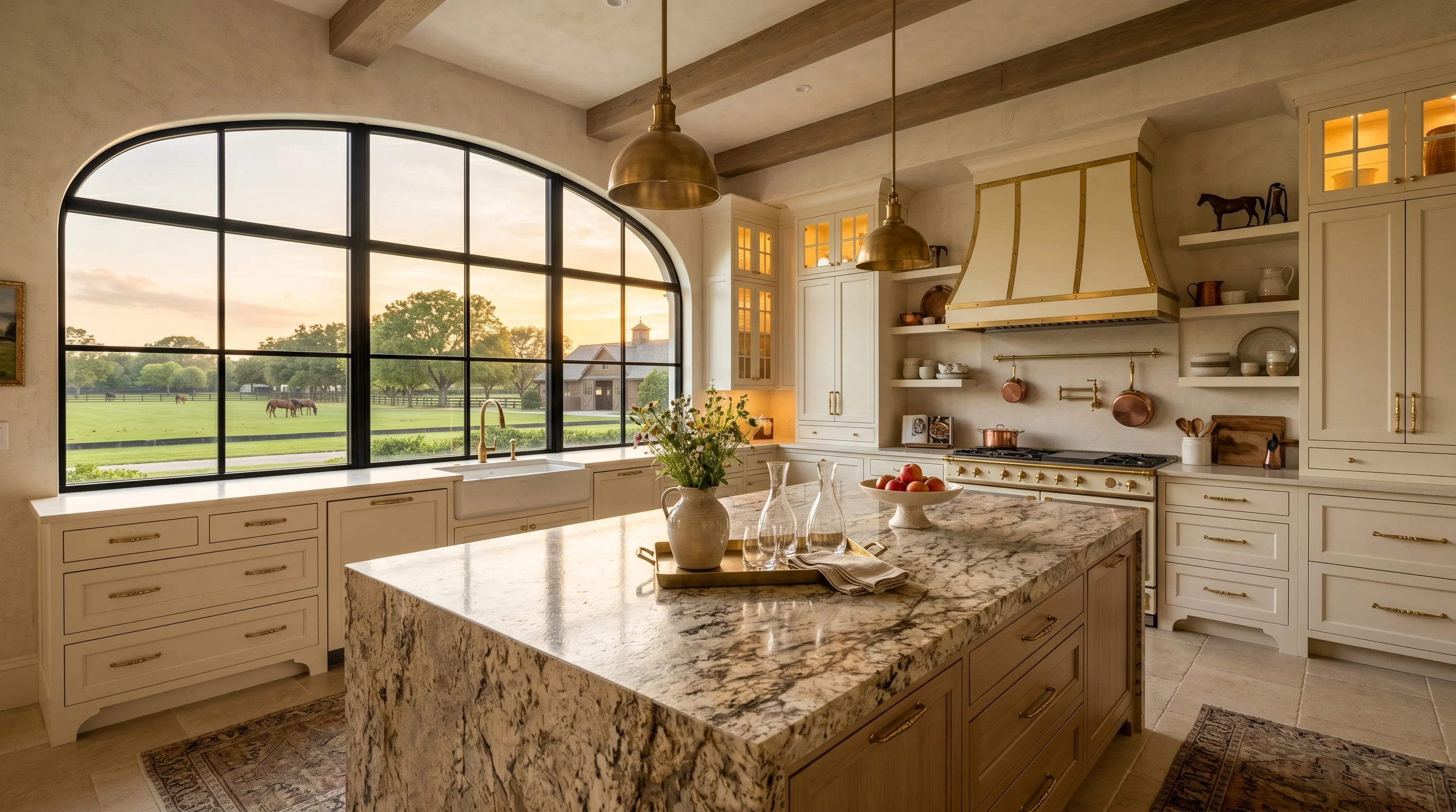 High-end kitchen cabinet and countertop package inspiration for Wellington