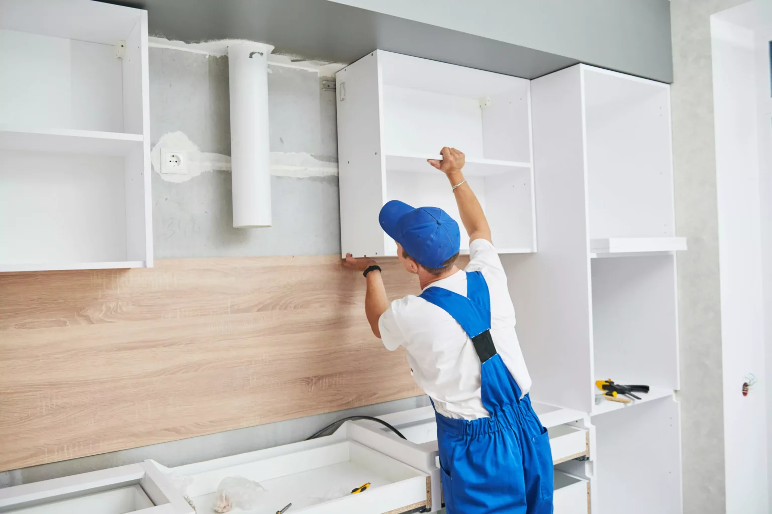 Kitchen cabinet detail