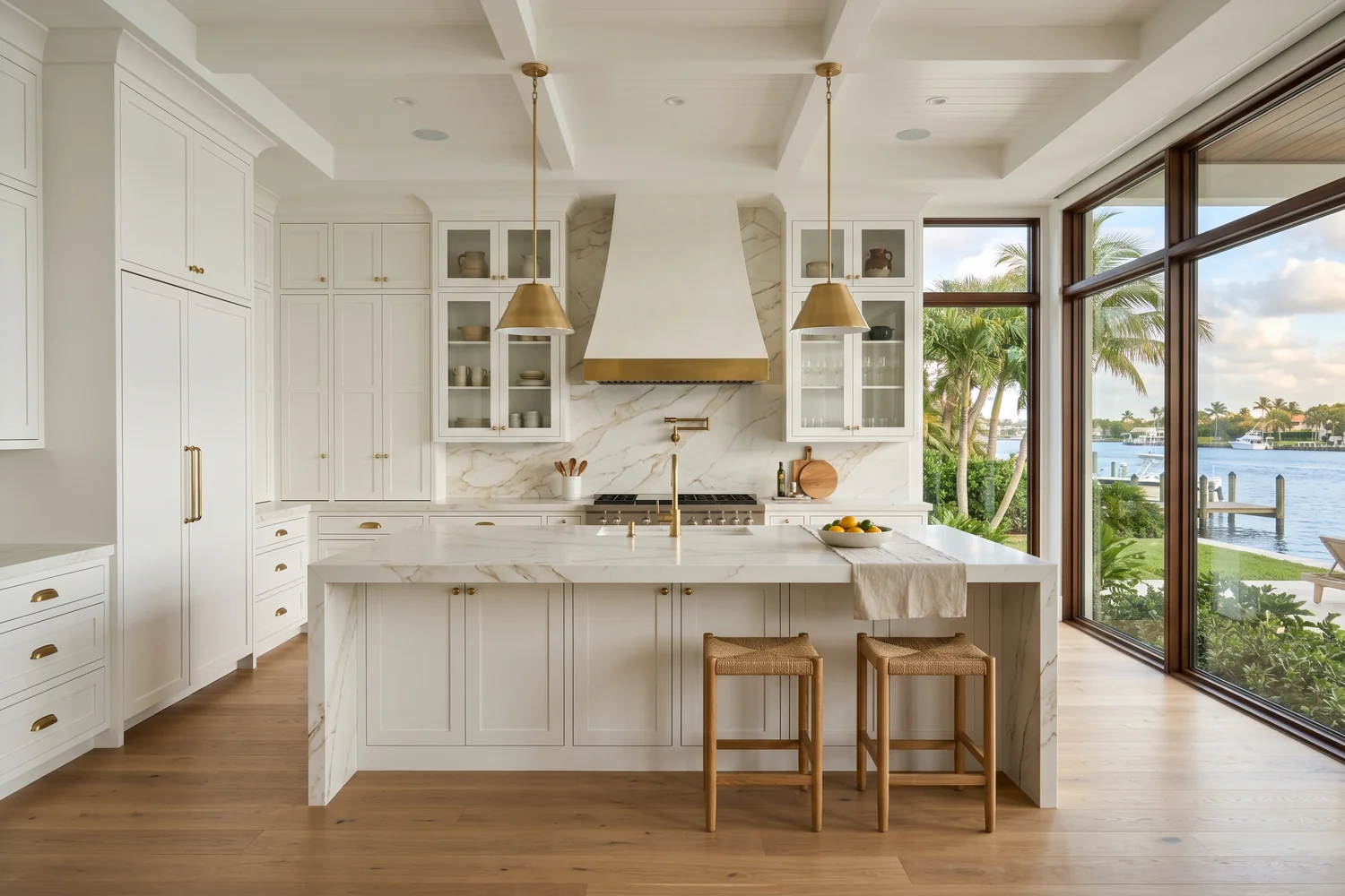 Luxury kitchen remodel in Jupiter by JR Stone Design